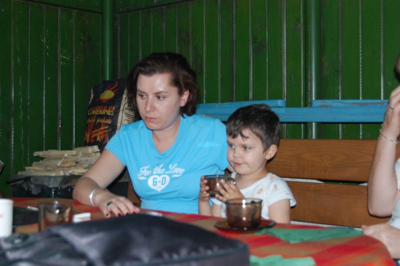 stam la aer pe veranda