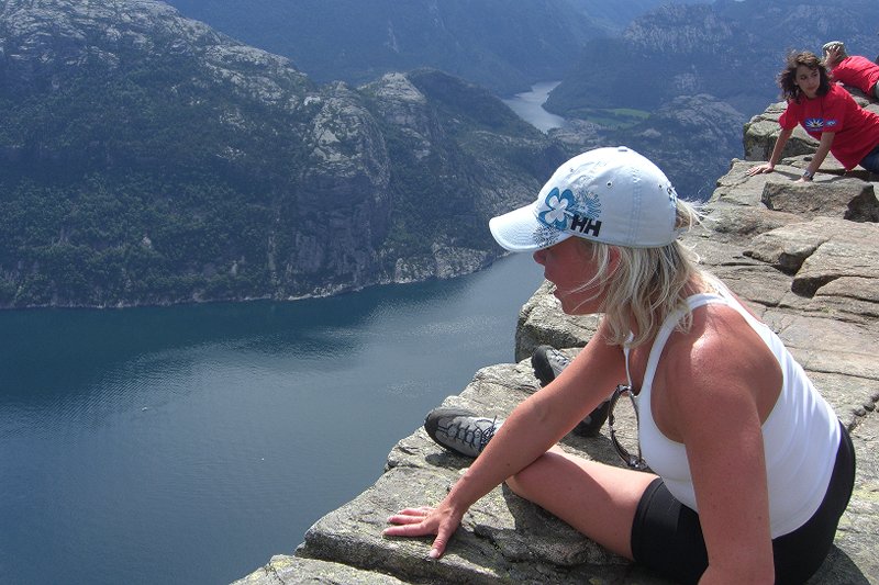 Me looking down - scared!