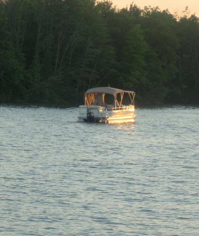 Pontoon on Alum Creek