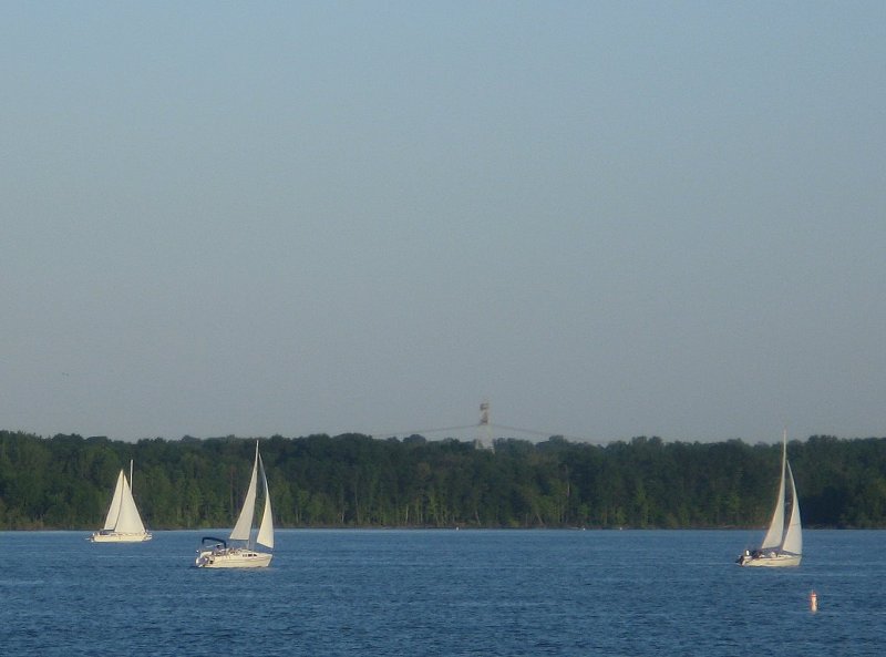 Sailboats on Alum Creek, Delaware County, Ohio