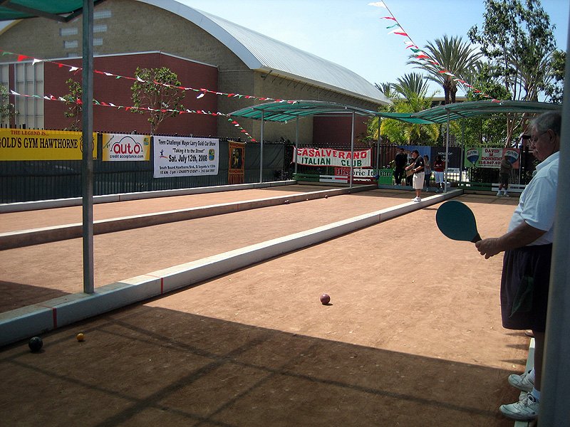 Bocce Ball courts