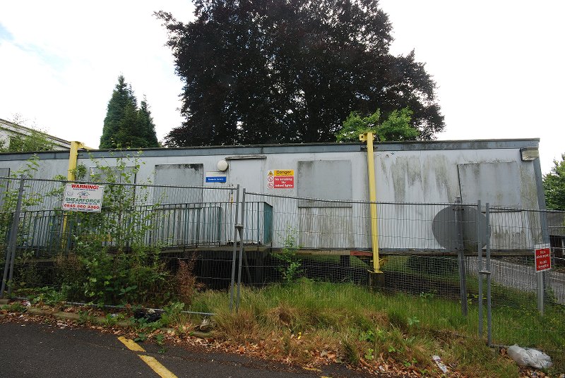 On our way round the back