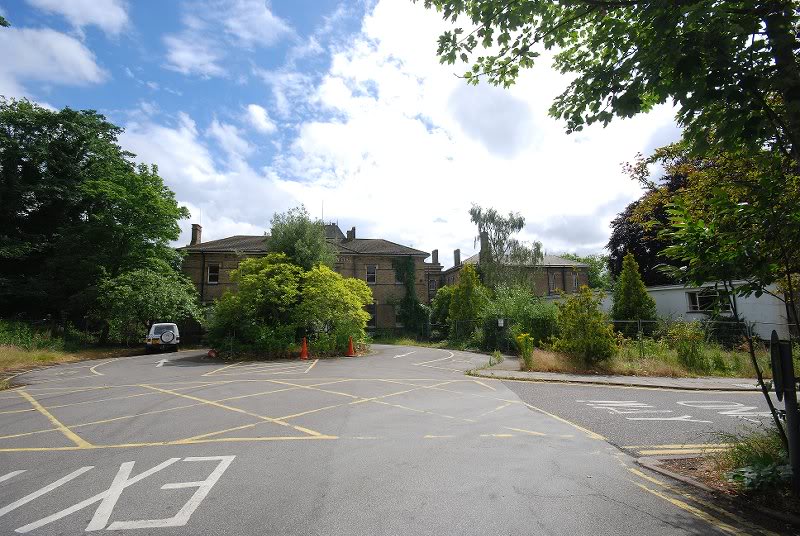 We begin our tour at the front..this is the main entran...