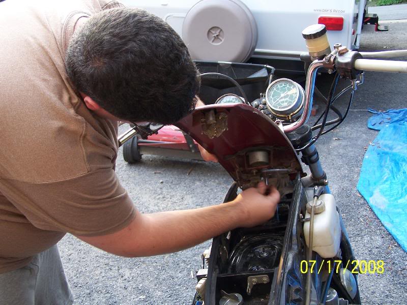 Putting the fuel gauge back on