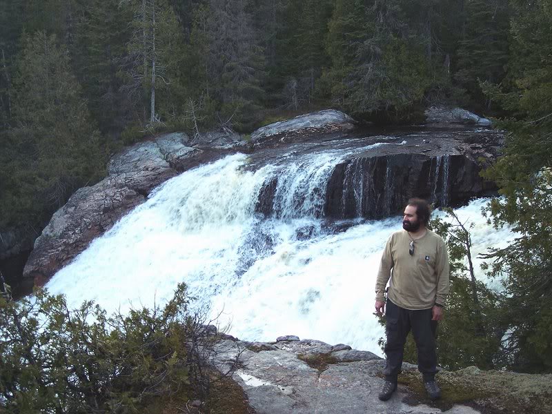 BigFish Enjoying the View From the Top of Calwin Falls