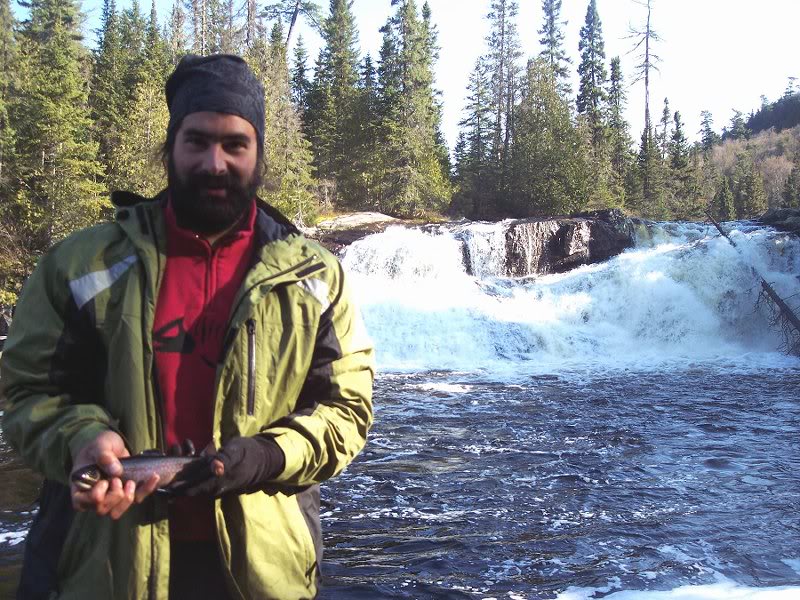 BigFish Shows Off His First Brook Trout of The Trip