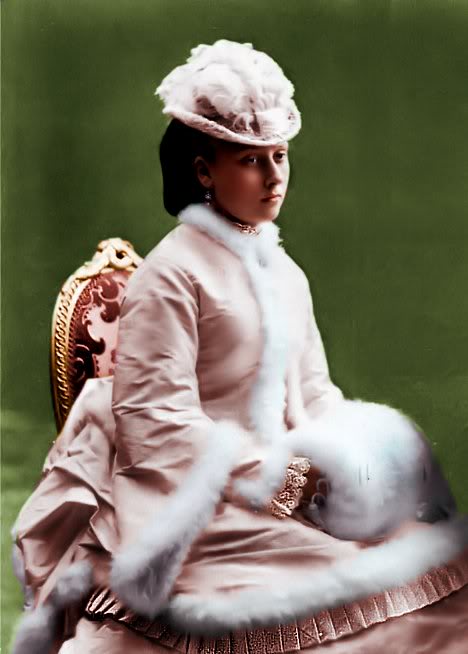 1872 Princess Beatrice colorized by justine