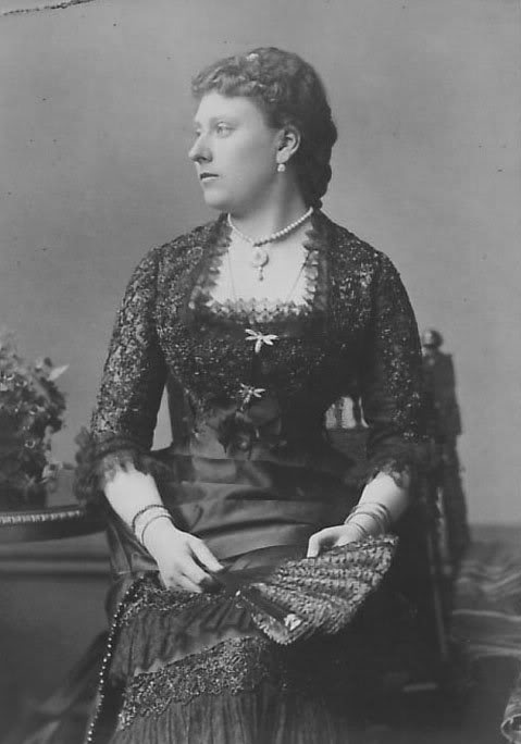 Princess Beatrice in dark dress by Bassano