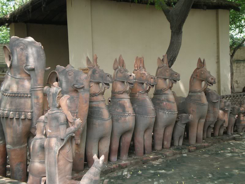 Statues at the Cultural Museum, Delhi