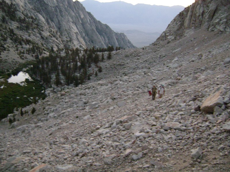 Just above Lower Boy Scout Lake