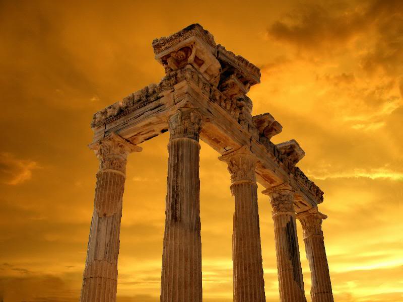 Apollo Temple at a sunset, Side, Turkey Featured POTD 0...