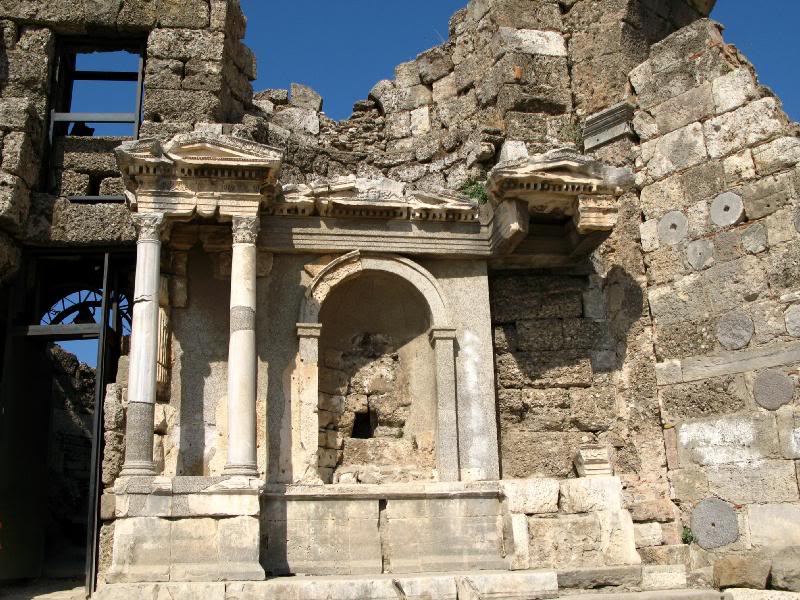 Gates of ancient town, Side,Turkey