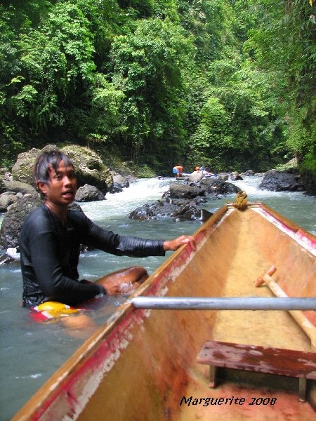 Exhausted Boatman takes a rest