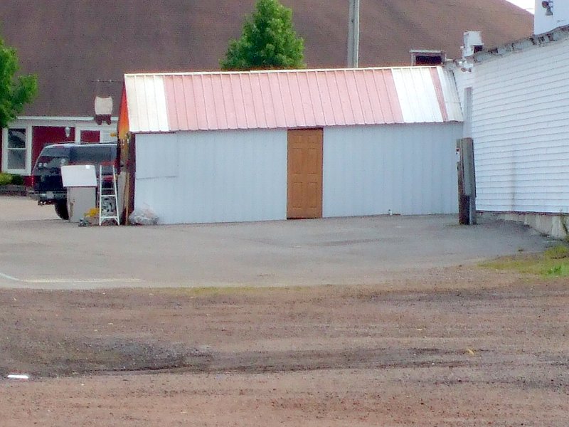 Chuckwagon Concession Stand Being Set Up