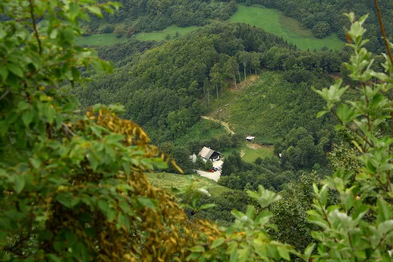 pogled na rudijev dom iz Donacke gore