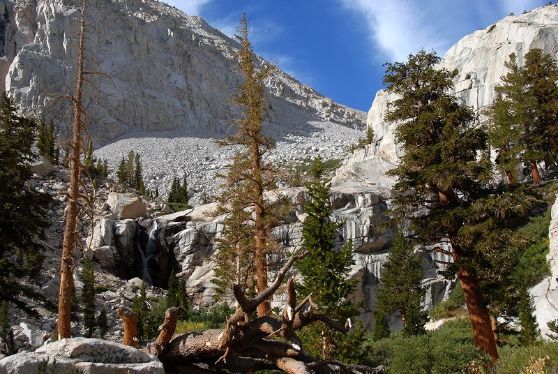 Waterfall at Outpost Camp (10365 ft. mile 3.5)