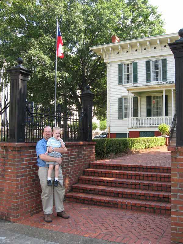 Luke and I at the First White House of the Confederacy