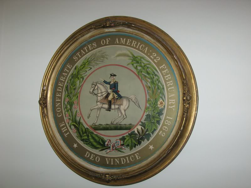 Seal of the Confederacy at the First White House of the...