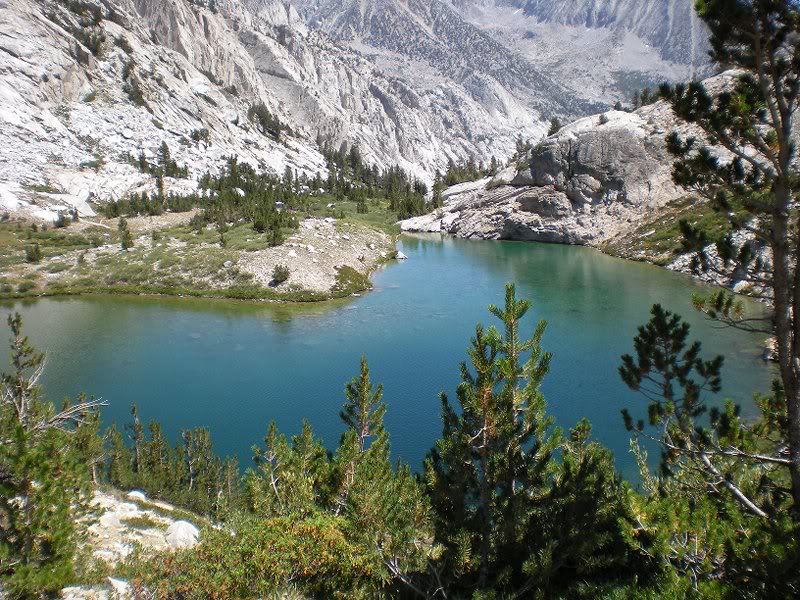 High Lake in Upper Le Conte Canyon