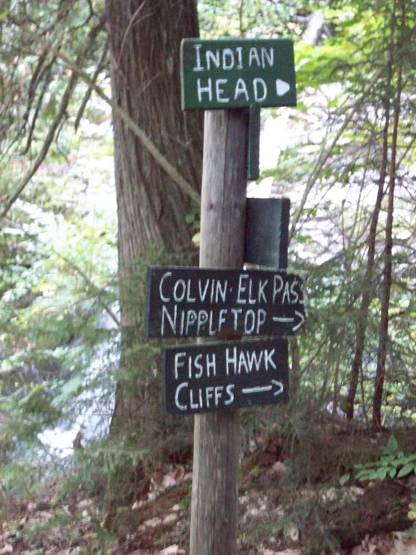 Cute sign for Nippletop