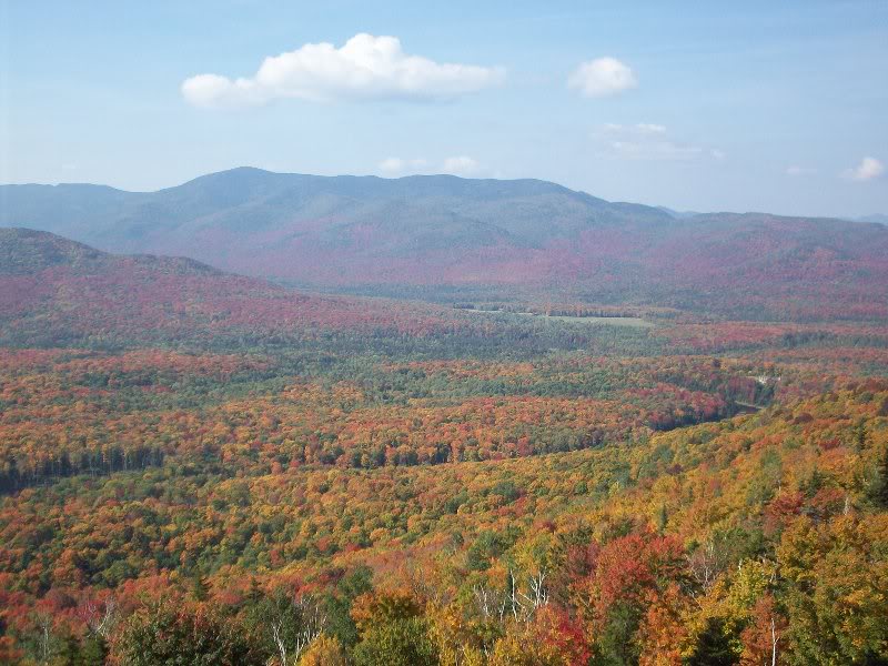 Looking west from summit