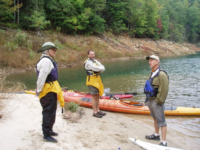 Mike on Jocassee,10-08 005