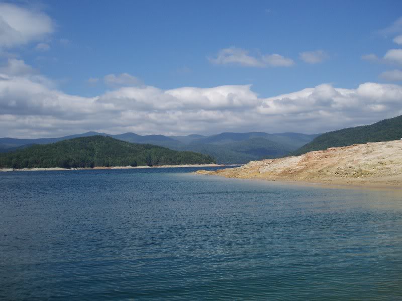 Mike on Jocassee,10-08 008