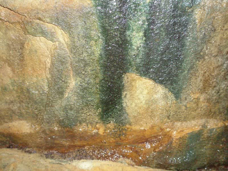 Close up of cliff walls