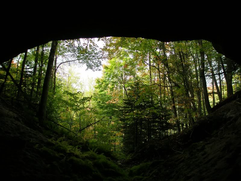 View from cave