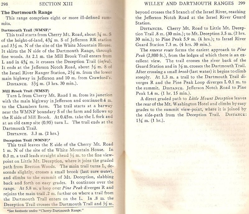 1936 AMC Guide Mt. Deception Description