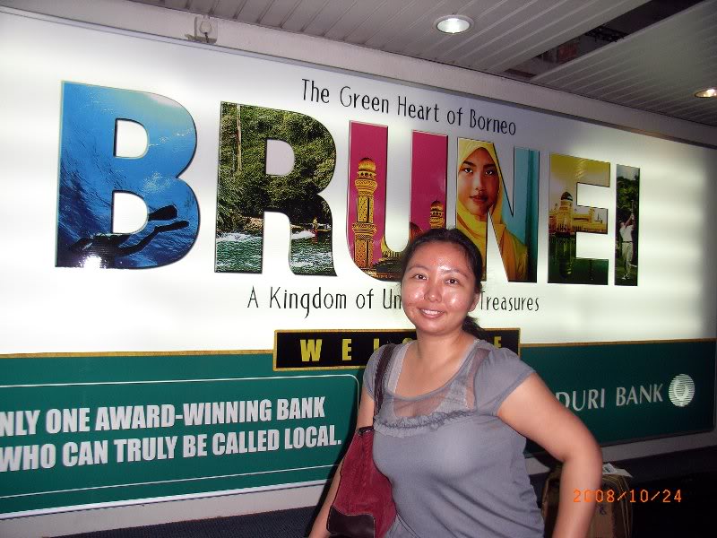 Me at Brunei Airport