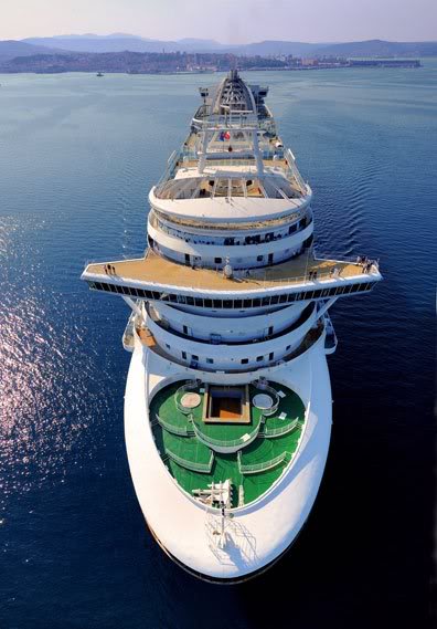 Ruby Princess Arrives in Port Everglades Aerial