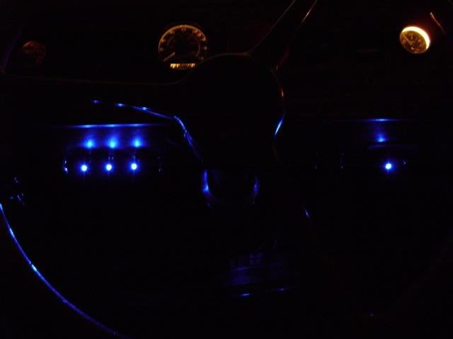 Blue LED Lights on Switches