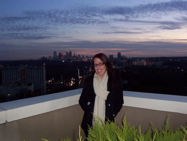 Me on the roof - overlooking Buckhead