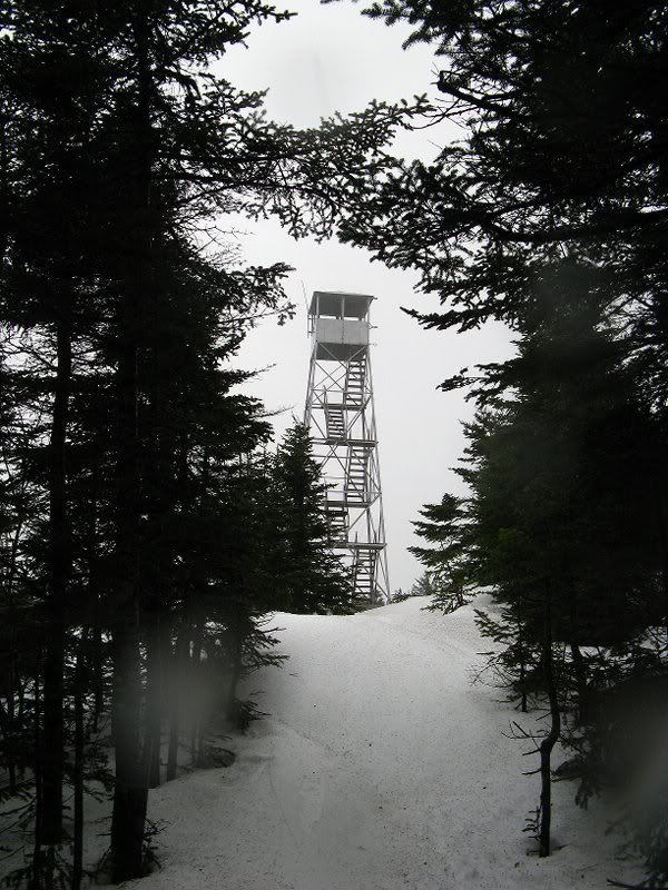 Fire tower on Lyon Mtn. 039