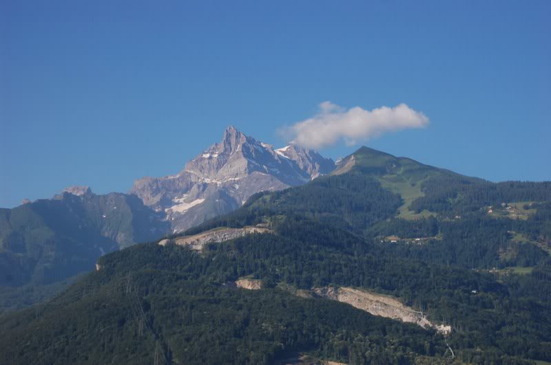 Beautiful Swiss Alps from the train - 1