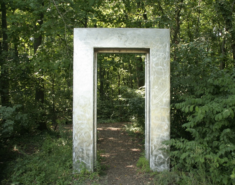door to the woods