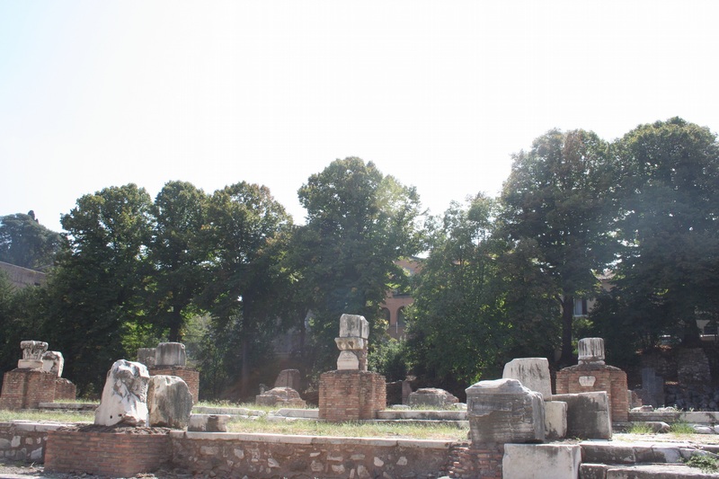 Base de la Basilica Julia.