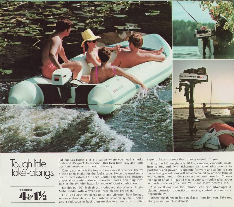 1970 - JOHNSON Outboards - Pages 10 + 11