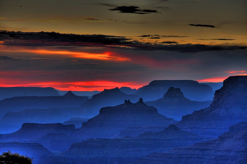 Sunset Over The Grand Canyon