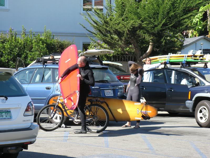 Surf & bike in Santa Cruz