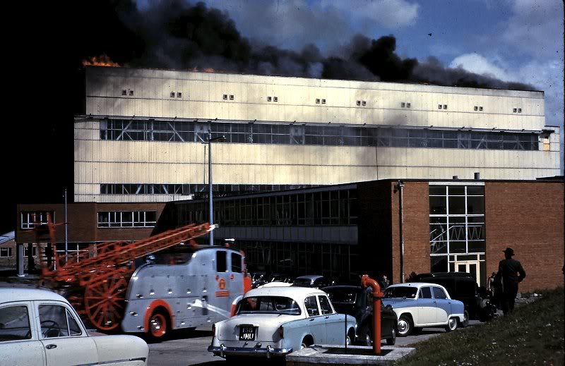 Brabazon hangar fire c1957 - 3
