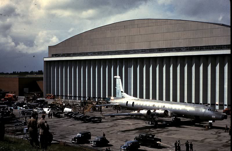 Brabazon hangar fire c1957 - 6