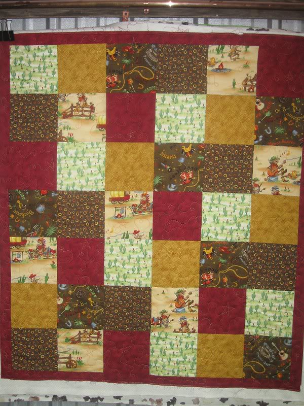 Jen's cowboy quilt 001
