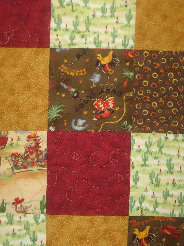 Jen's cowboy quilt 002