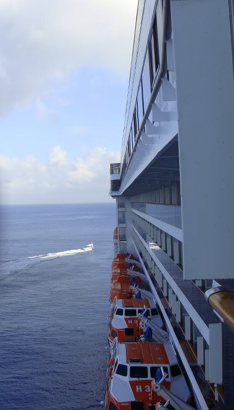 Aft view from our balcony