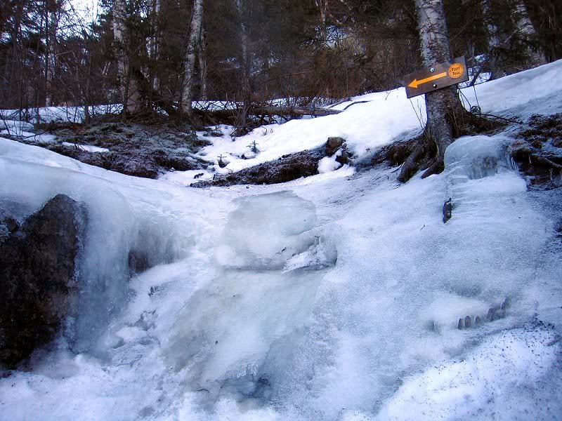 A Tricky Icy Section