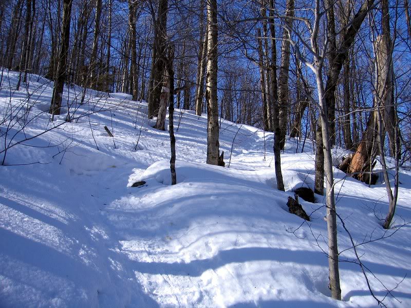 Starting up towards Western Shoulder of Noonmark