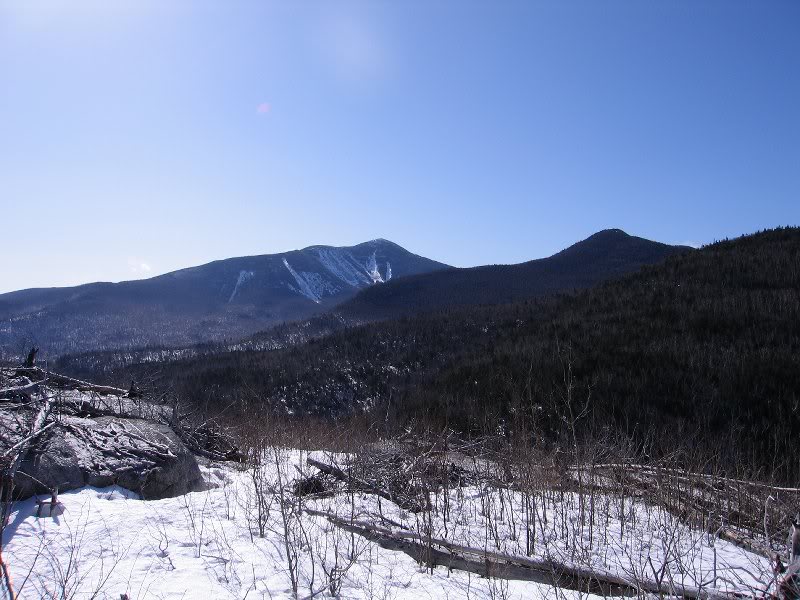 The Burnt area with Dix Mtn in distance