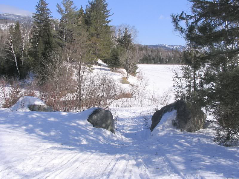 Best way across is over the pond